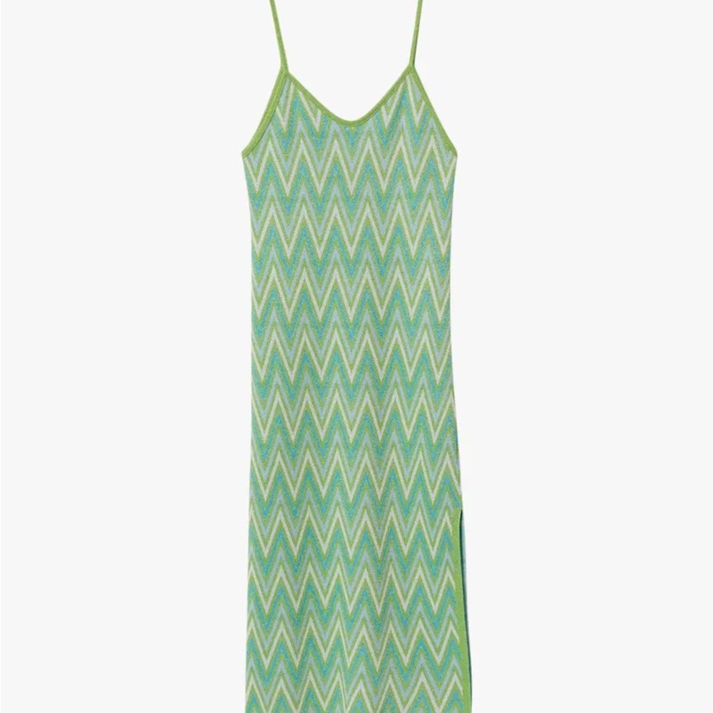 MANGO midi knit dress
